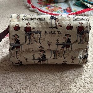 Signare Tapestry Rendezvous Design Crossbody Bag Purse Shoulder Handbag